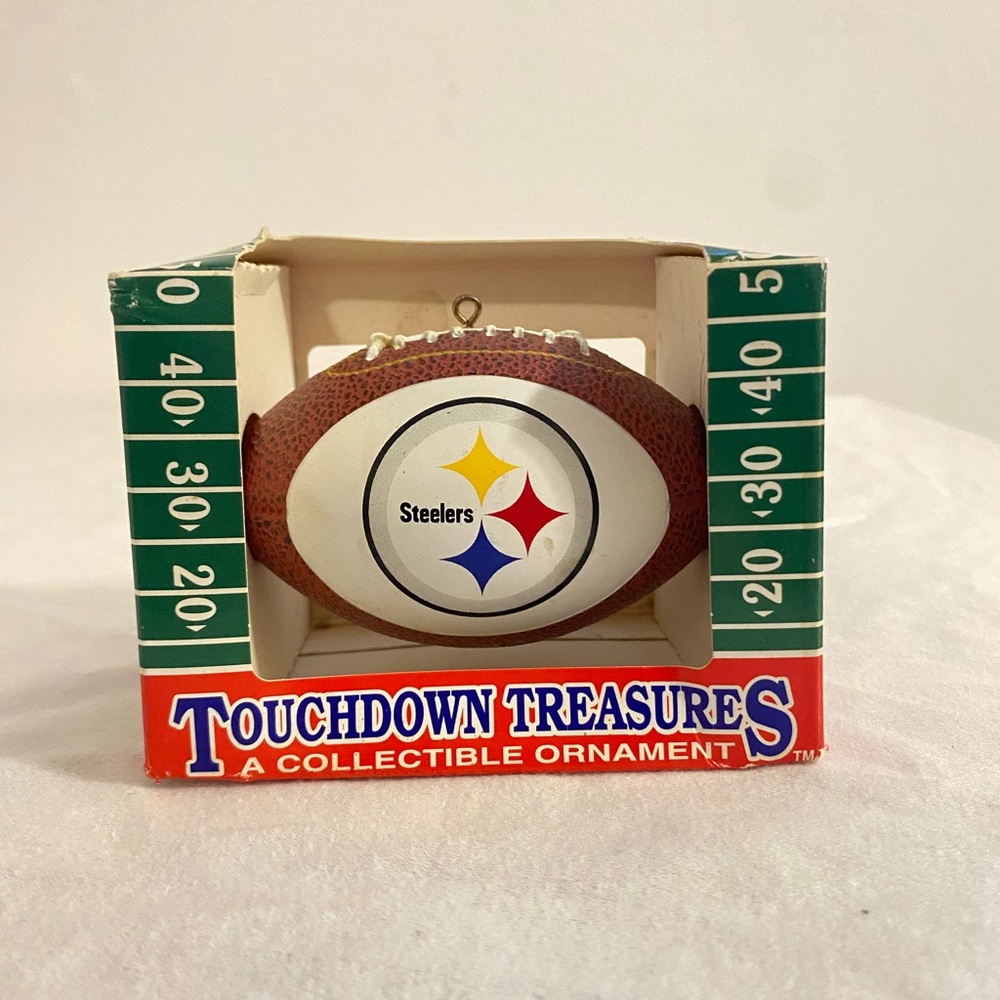 NFL Pittsburg Steelers Collectible Ornament Football Christmas